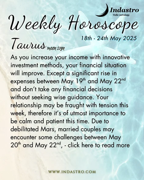 Weekly Taurus Horoscope