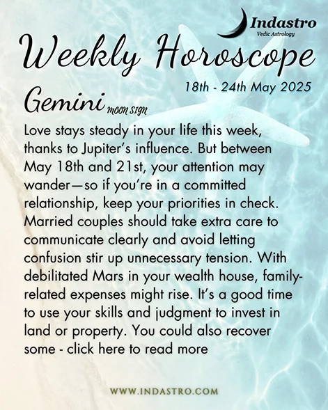 Weekly Gemini Horoscope