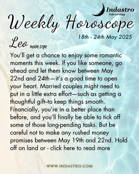 Weekly Leo Horoscope