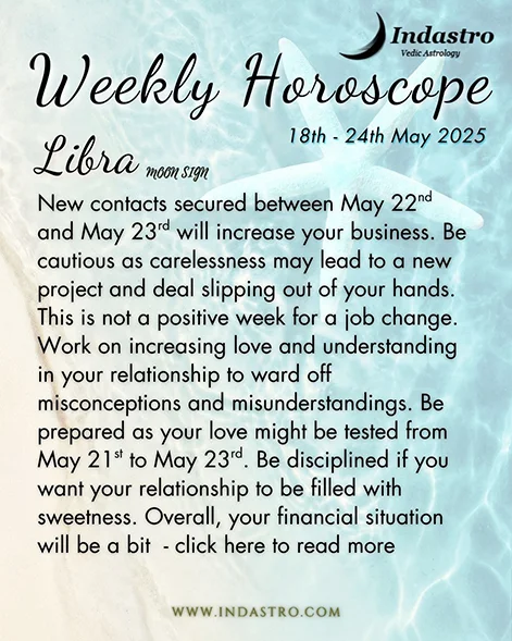 Weekly Libra Horoscope
