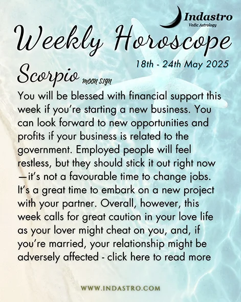 Weekly Scorpio Horoscope