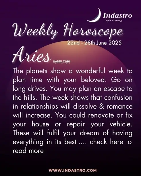 Weekly Aries Horoscope