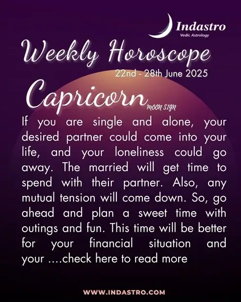 Weekly Capricorn Horoscope