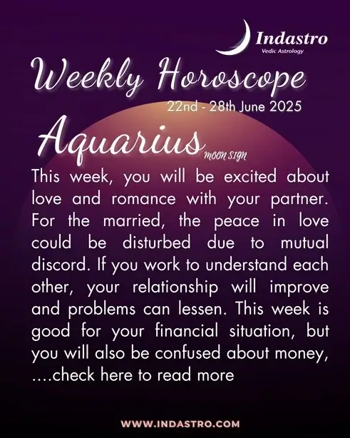 Weekly Aquarius Horoscope