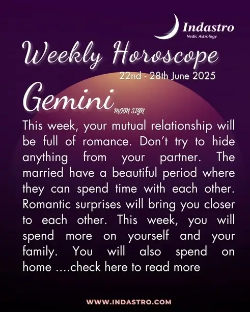 Weekly Gemini Horoscope