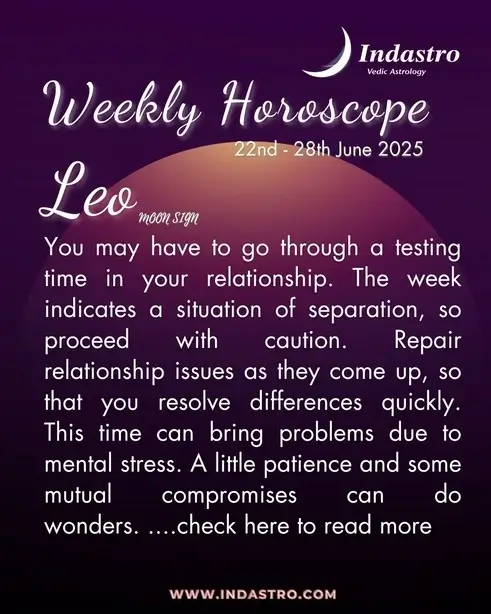 Weekly Leo Horoscope
