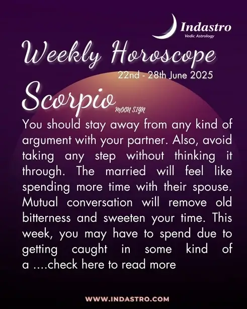 Weekly Scorpio Horoscope
