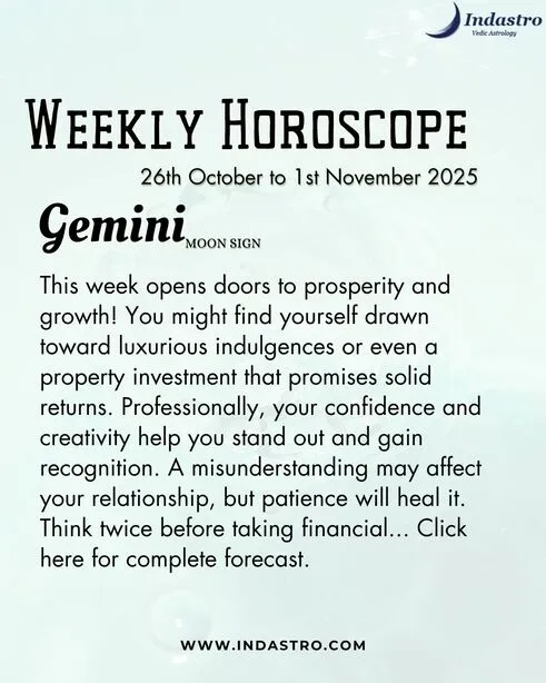 Weekly Gemini Horoscope