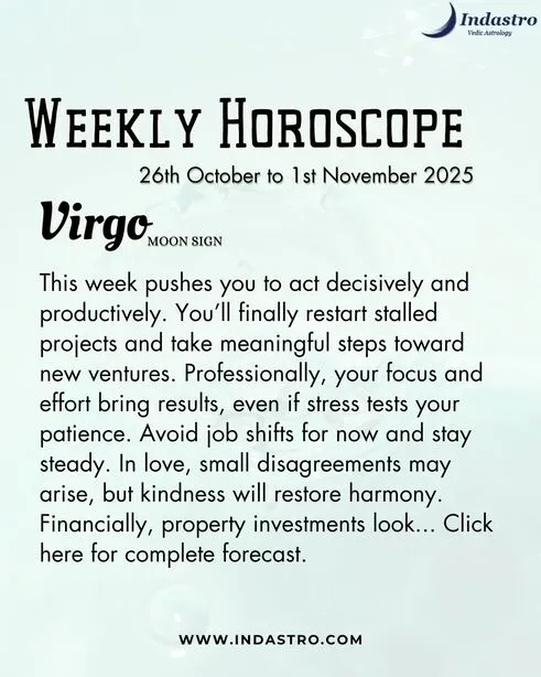 Weekly Virgo Horoscope