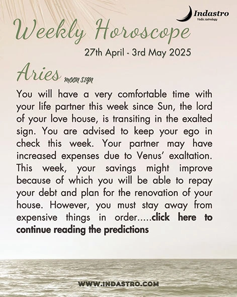 Weekly Aries Horoscope