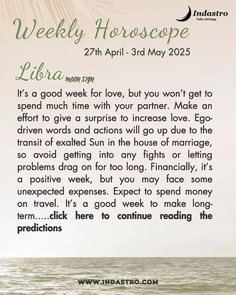 Weekly Libra Horoscope