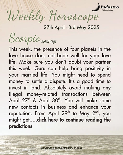 Weekly Scorpio Horoscope