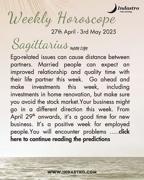Weekly Sagittarius Horoscope