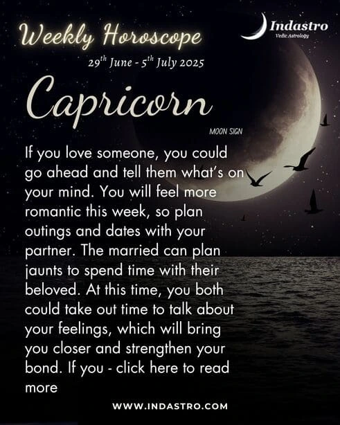 Weekly Capricorn Horoscope