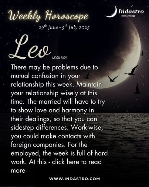 Weekly Leo Horoscope