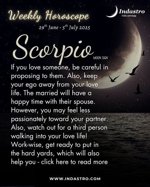 Weekly Scorpio Horoscope