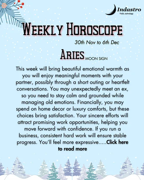 Weekly Aries Horoscope