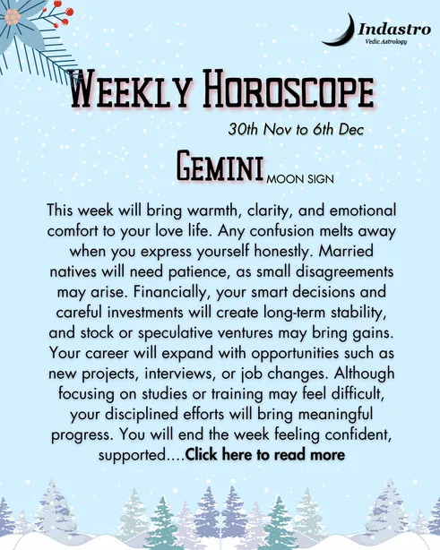 Weekly Gemini Horoscope