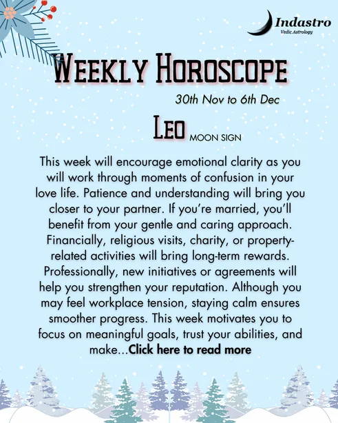 Weekly Leo Horoscope