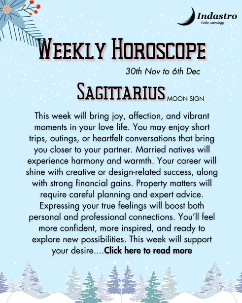 Weekly Sagittarius Horoscope