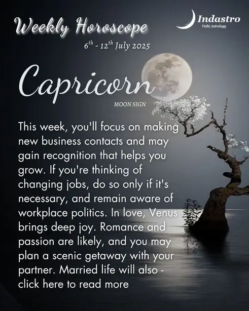 Weekly Capricorn Horoscope
