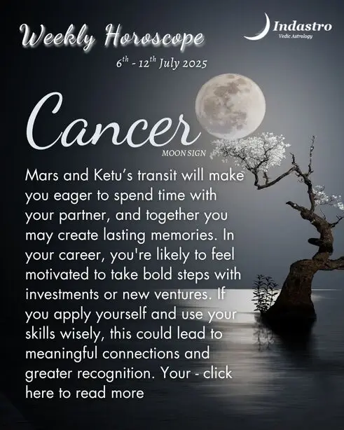 Weekly Cancer Horoscope